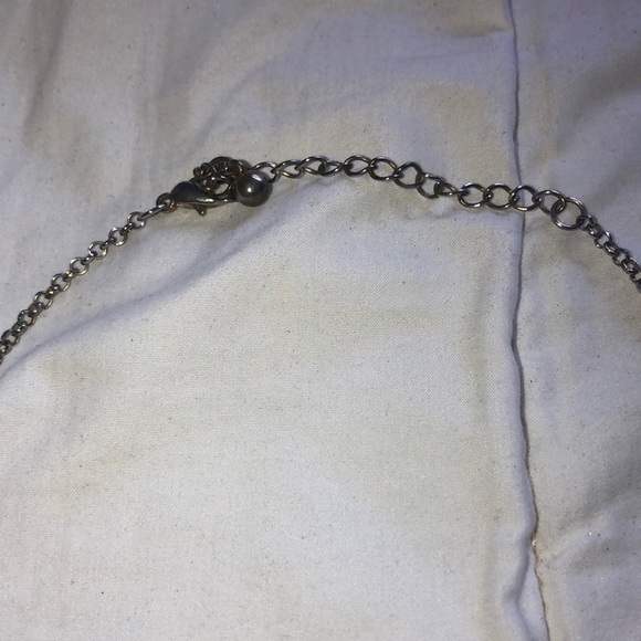 Blue and Gold Chunky Necklace - Picture 4 of 5